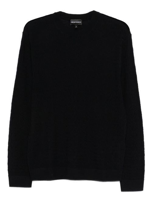 EMPORIO ARMANI ウール クルーネック セーター 送料無料
