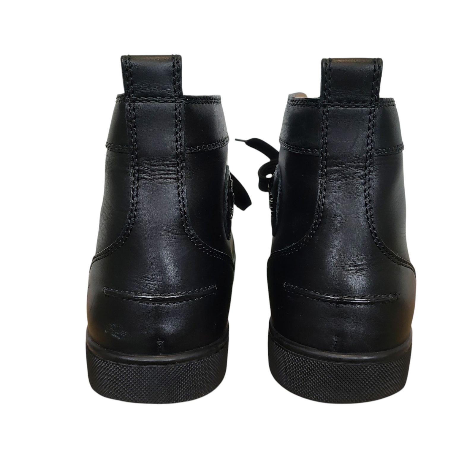 靴 Christian Louboutin クリスチャンルブタン Louis Flat Calf Spikes