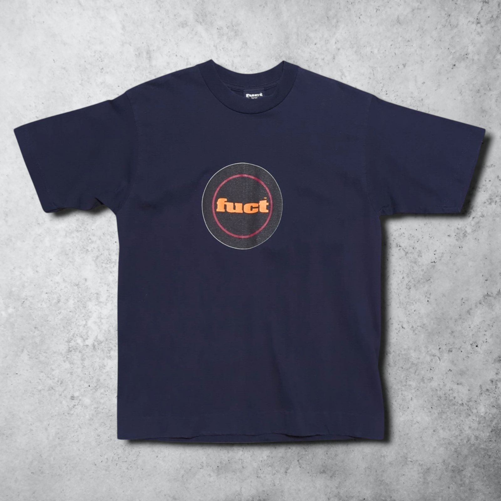 fuct ファクト サークルロゴ 90s USA製 Tシャツ 半袖 L エリック