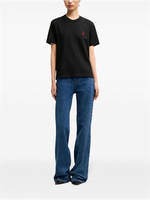 AMI PARIS AMI DE COEUR コットン Tシャツ 送料無料