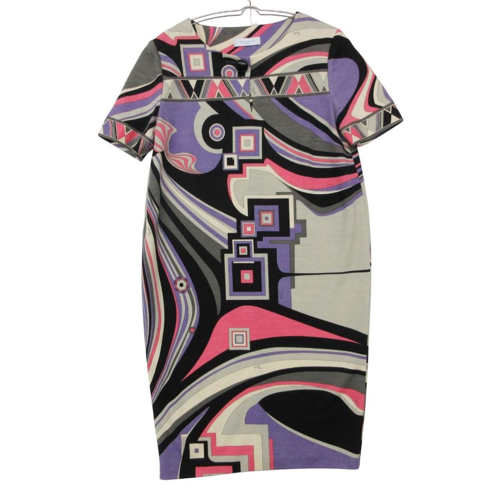 エミリオプッチ　EMILIO PUCCI ワンピース　イタリアンサイズ40 EMILIO PUCCI - EMILIO PUCCI エミリオプッチ ワンピース ベージュ系
