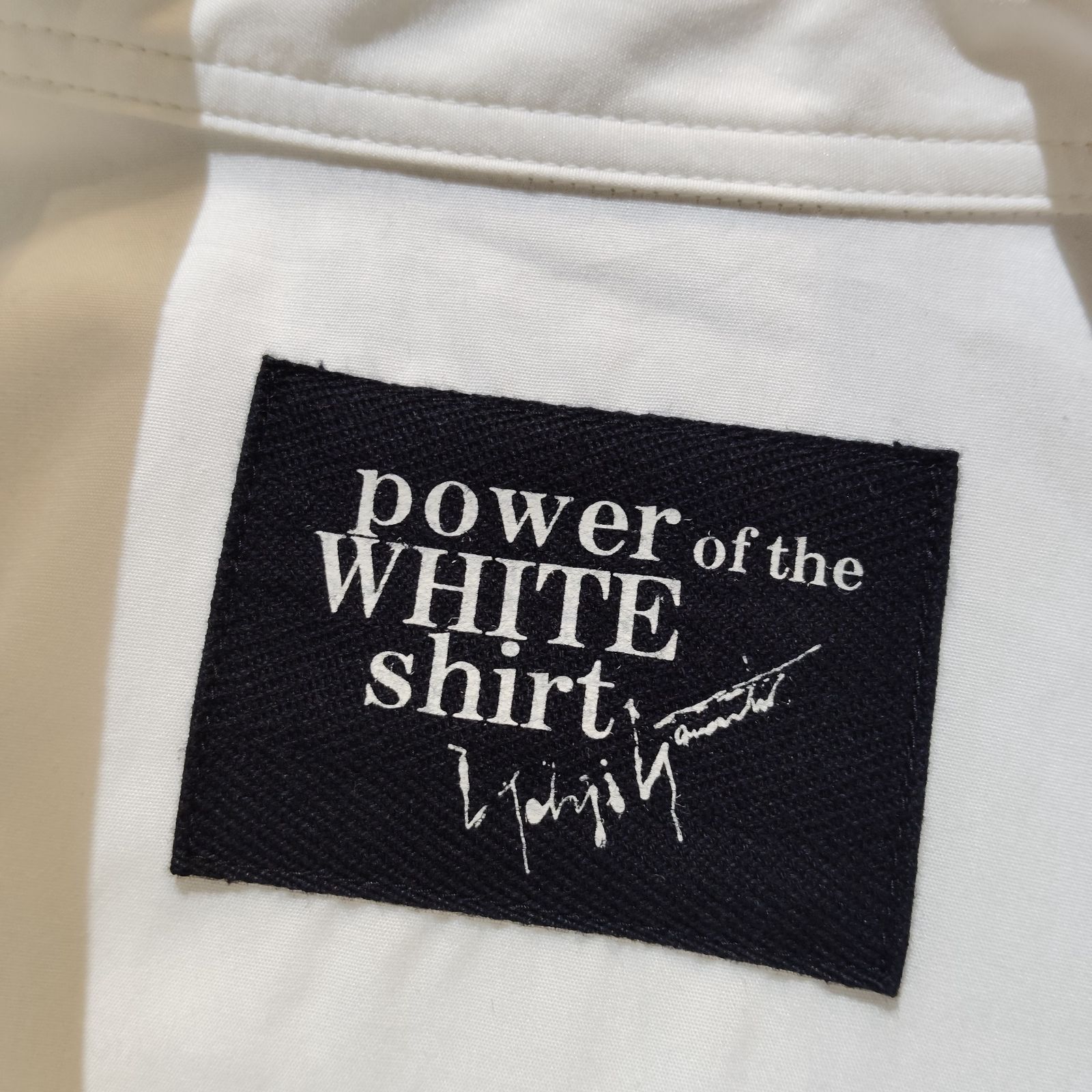 Yohji Yamamoto POUR HOMME power of the WHITE shirt 22aw U-WT
