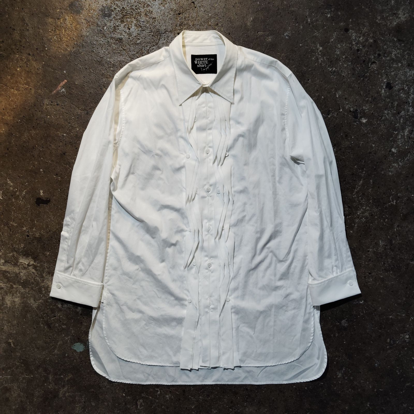 Yohji Yamamoto POUR HOMME power of the WHITE shirt 22aw U-WT