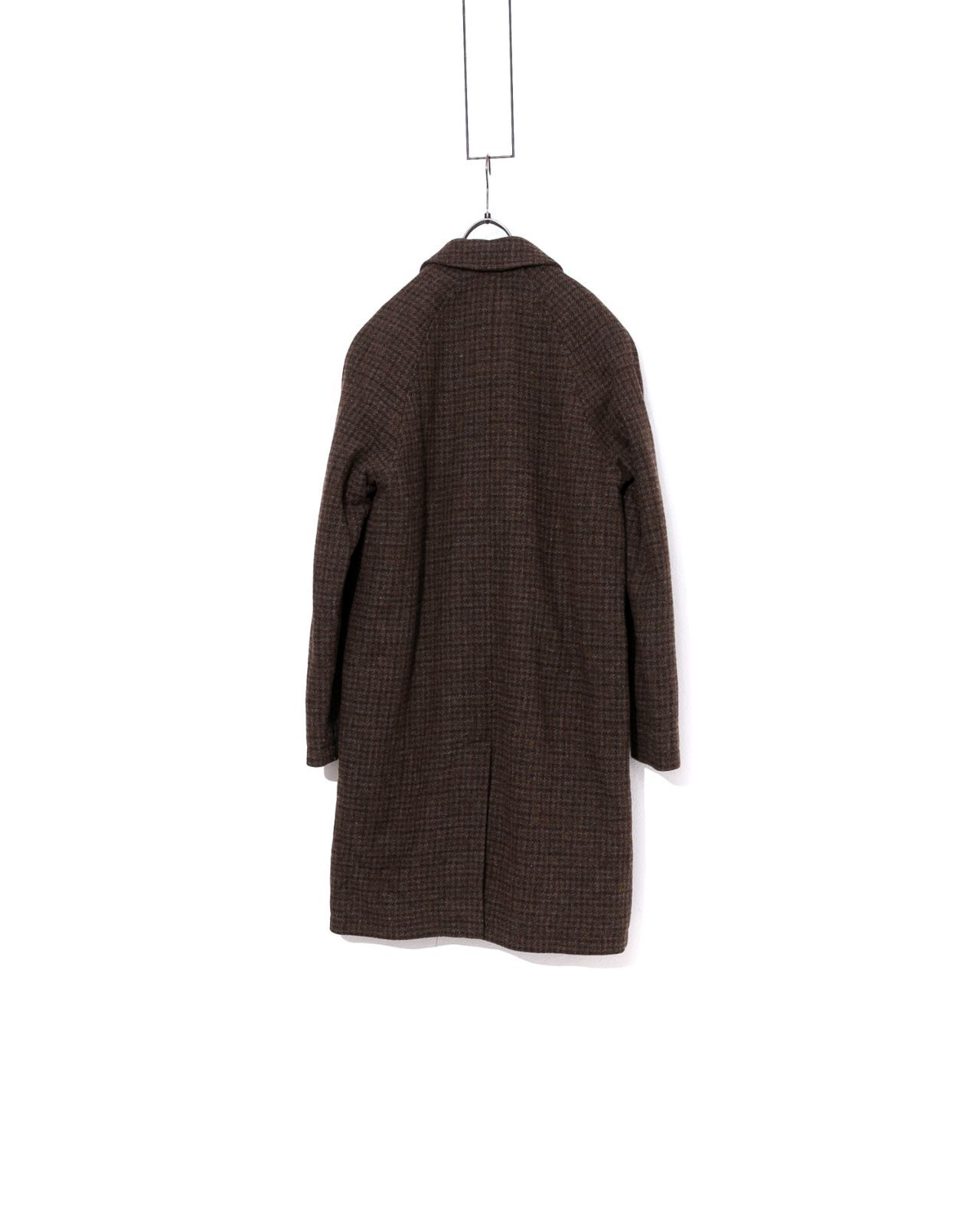 A.P.C. アーペーセー 千鳥格子ツイードステンカラーコート