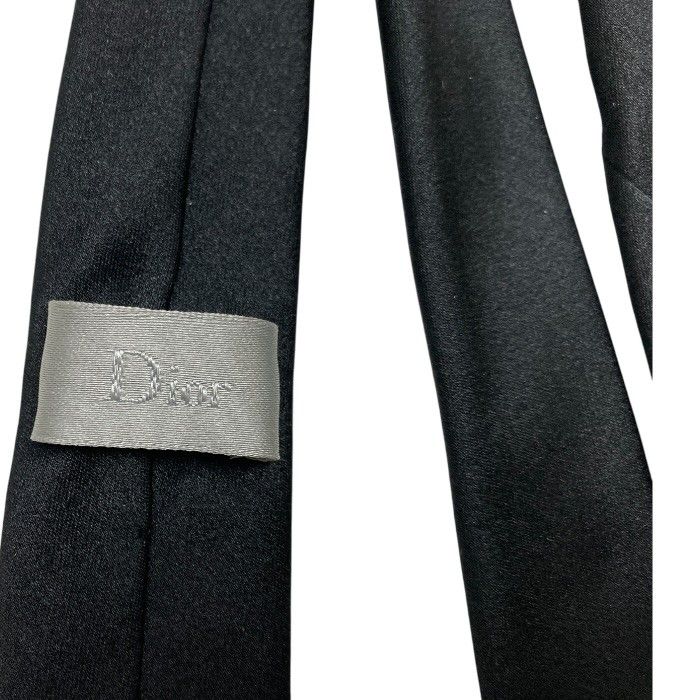 美品/DiorHOMME/ディオールオム/シルクネクタイ/ナロータイ/蜂刺繡/ブラック/メンズ/FB4236 美品/DiorHOMME/ディオールオム/シルクネクタイ/ナロータイ/蜂刺繡