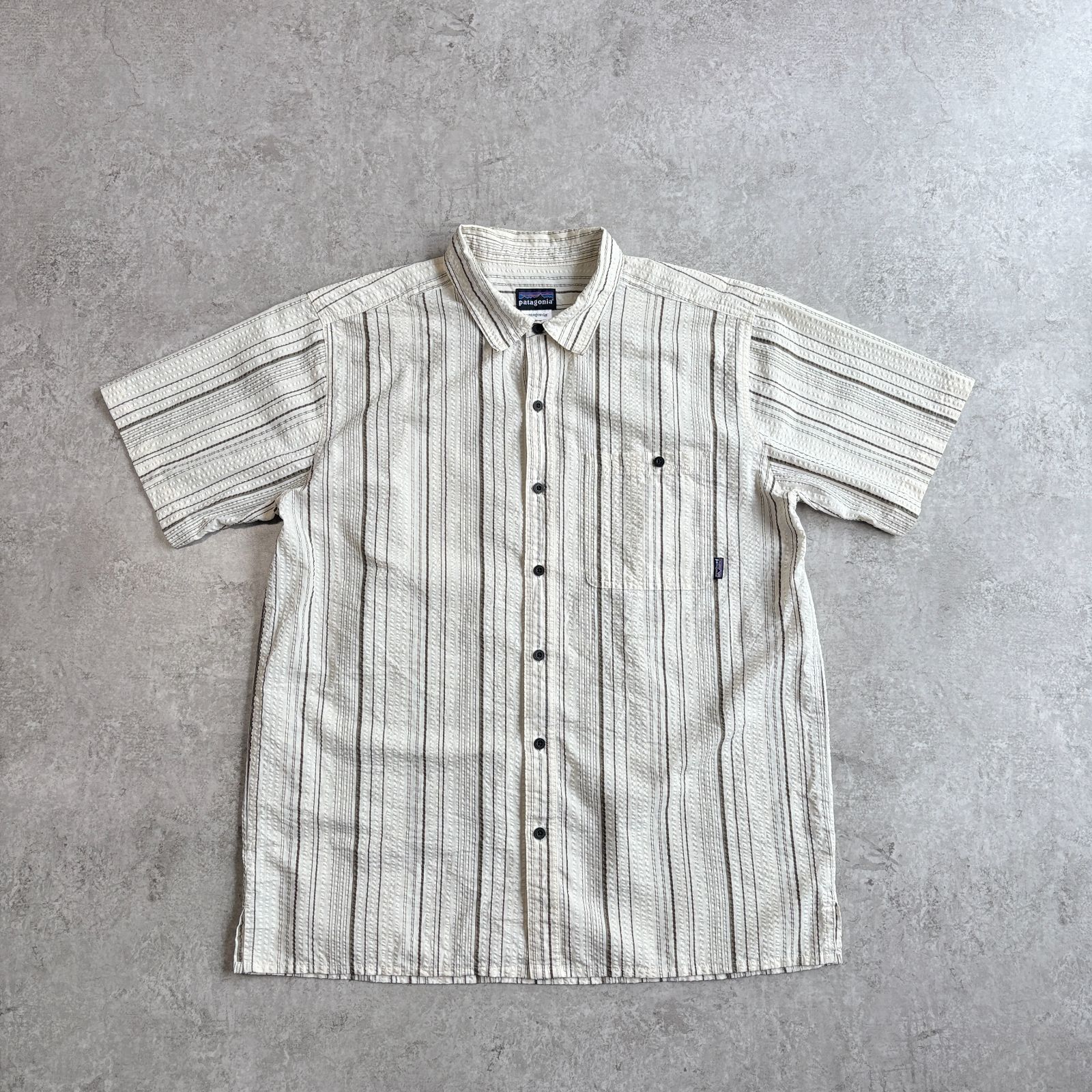 2012年製 patagonia Puckerware Shirt 【offwhite】 パタゴニア パッカーウェアシャツ 半袖シャツ 【 オフホワイト 】
