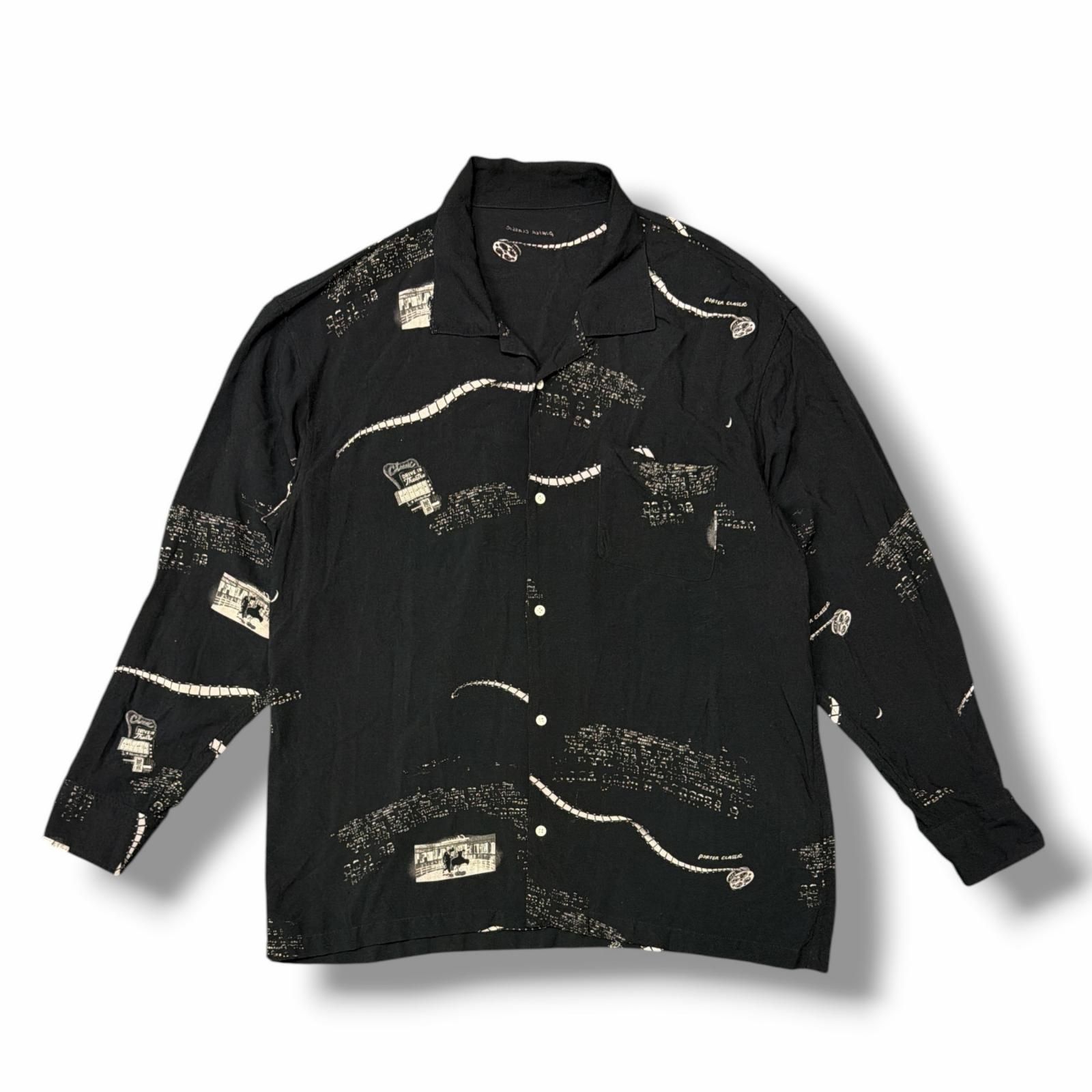 PORTER CLASSIC ALOHA LONG SHIRT アロハ長袖シャツ ポーター