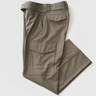 AURALEE｜オーラリー Wool Fulling Flannel Cargo Slacks ウール