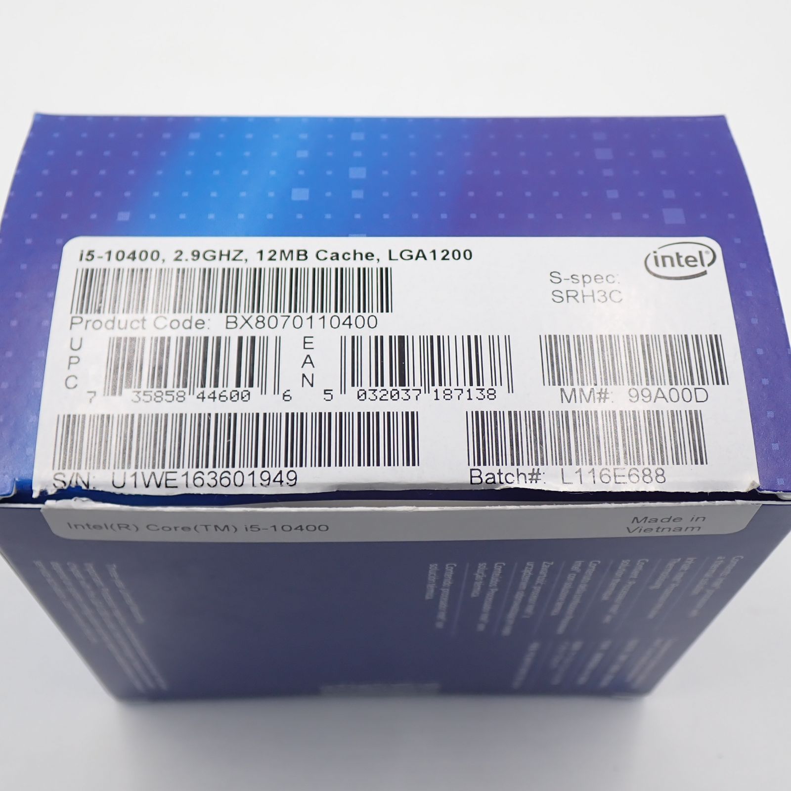 Core i5-10400 SRH3C 第10世代 CPU Intel 中古 - メルカリ