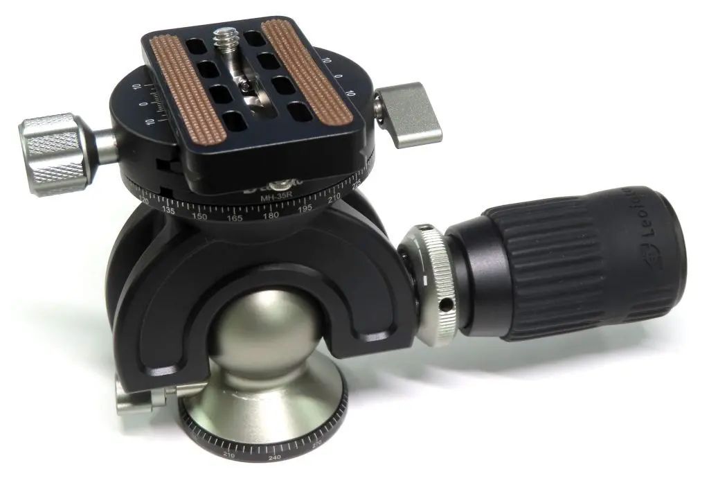 【中古】カメラ Leofoto ハンドル付き自由雲台 [MH-35R]