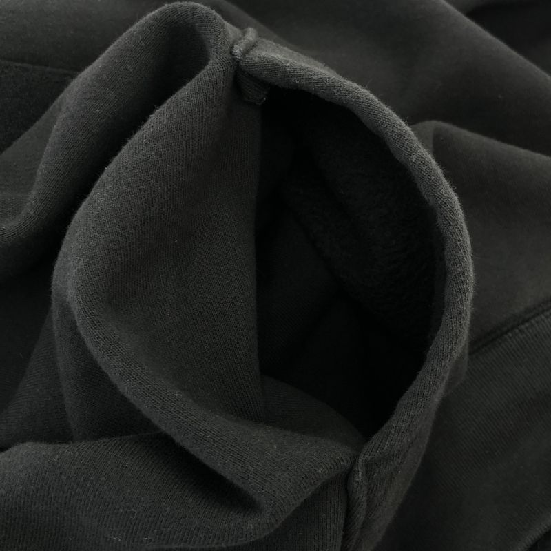 中古】SAPEur フロント刺繍 パーカー サイズXXL ブラック サプール[19