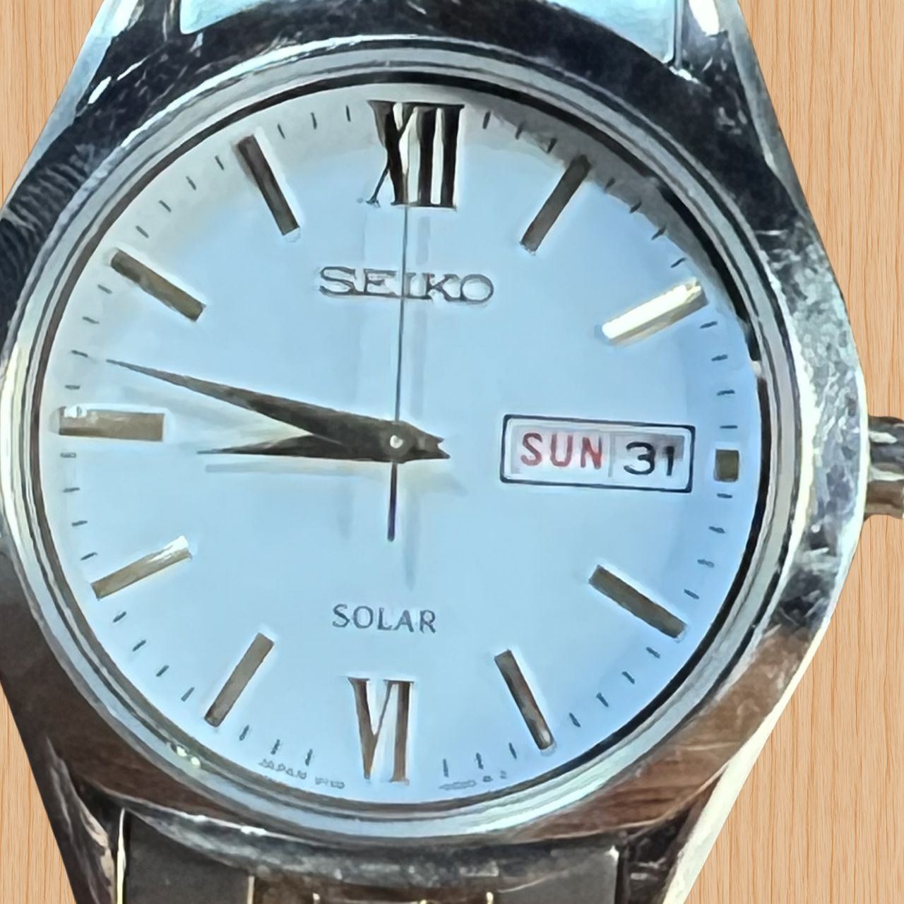 SEIKO ソーラー 腕時計 V158-0BA0 デイデイト 稼働品 SBPX085 - メルカリ
