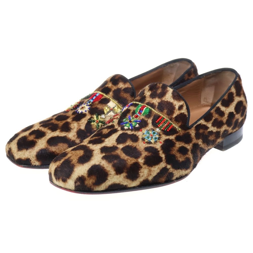 CHRISTIAN LOUBOUTIN (クリスチャンルブタン) ハラコ レオパード