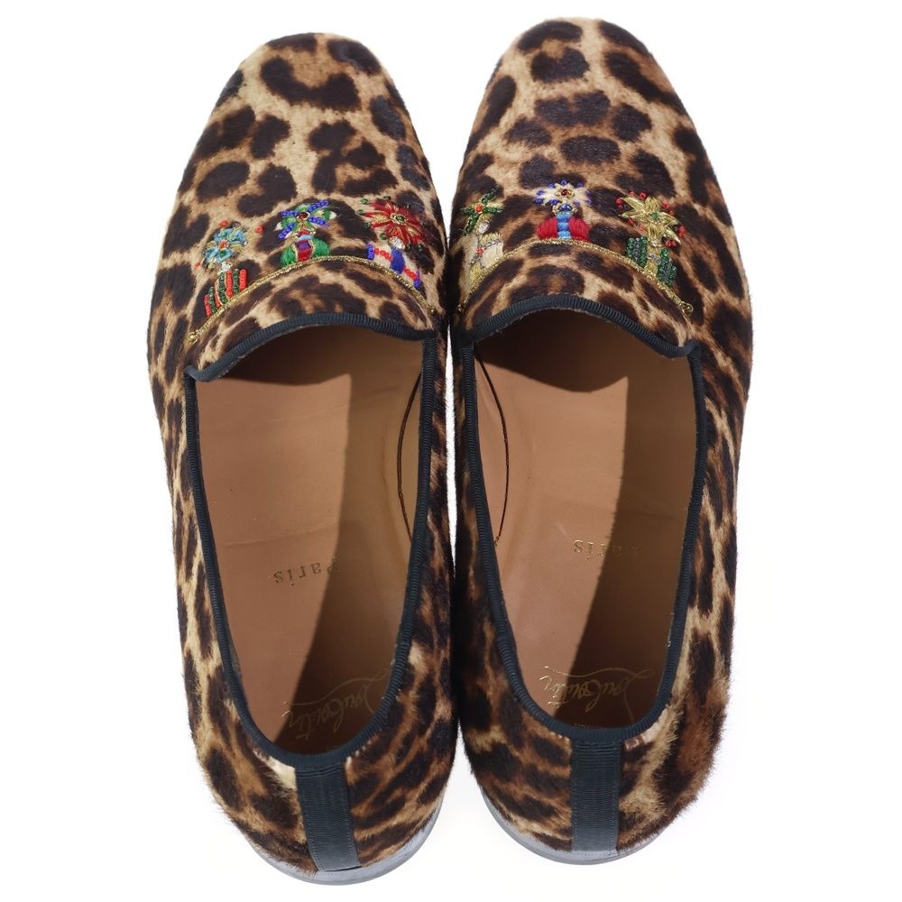 CHRISTIAN LOUBOUTIN (クリスチャンルブタン) ハラコ レオパード