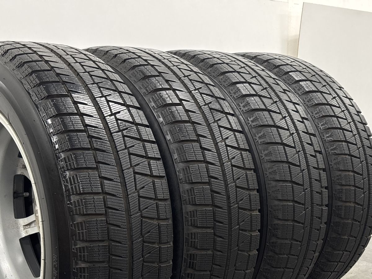 バリ溝】8スポーク 17in 7J +48 PCD114.3 2023年製 ブリヂストン