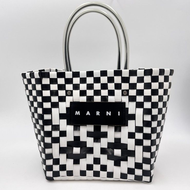 【レア物】マルニ　MARNI MARKET BAG ピクニックバッグ MARNI（マルニ） バッグ ピクニック フラワーカフェ トートバッグ かご