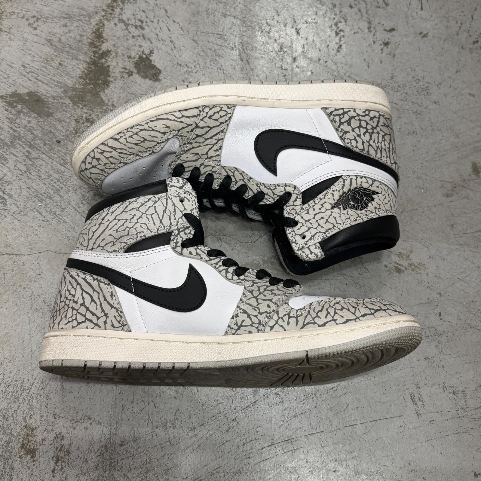 NIKE Air Jordan 1 High OG エアジョーダン1 ハイ ホワイトセメント 