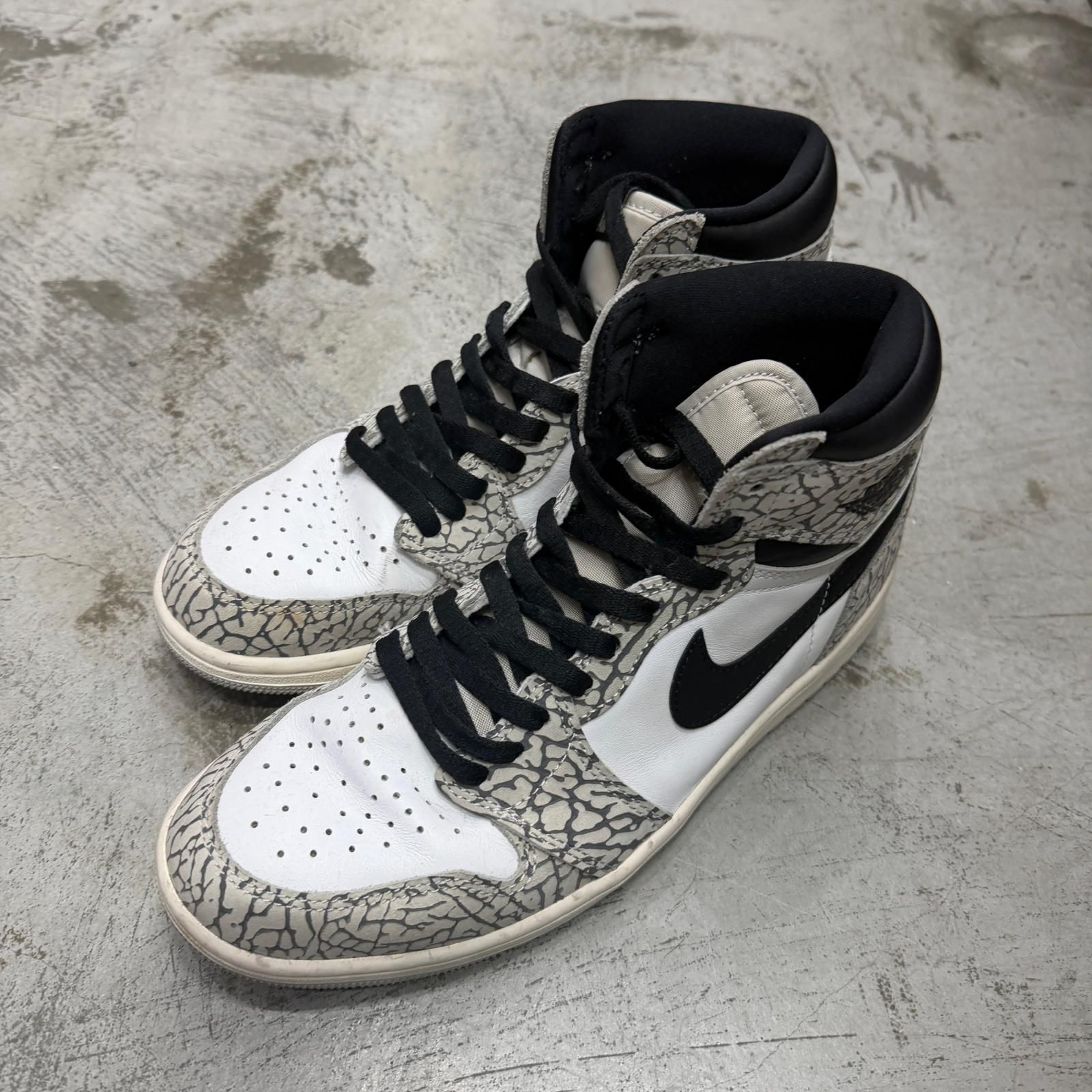 NIKE Air Jordan 1 High OG エアジョーダン1 ハイ ホワイトセメント 