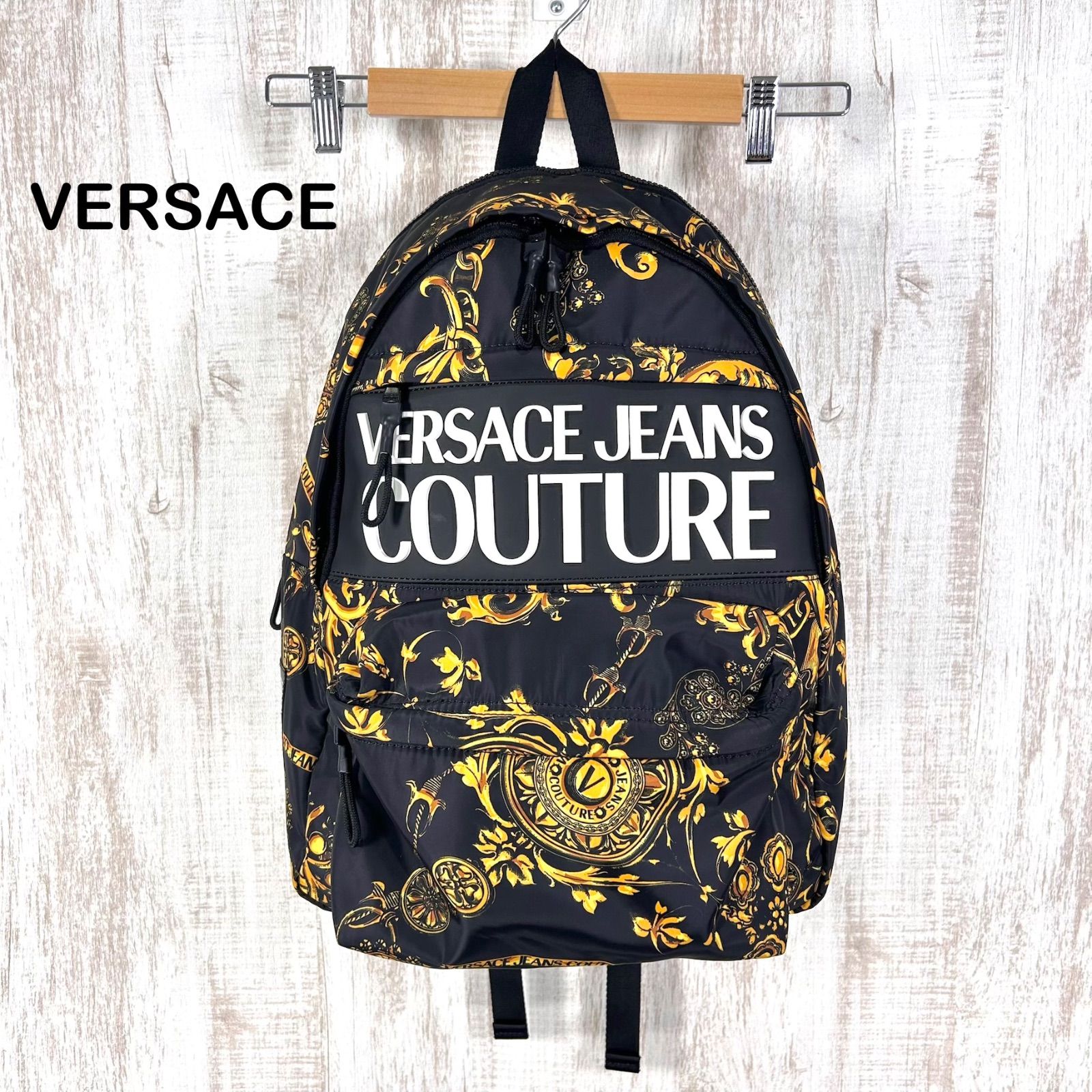 Versace Jeans Couture ヴェルサーチェジーンズクチュール 3Dロゴ 総柄 