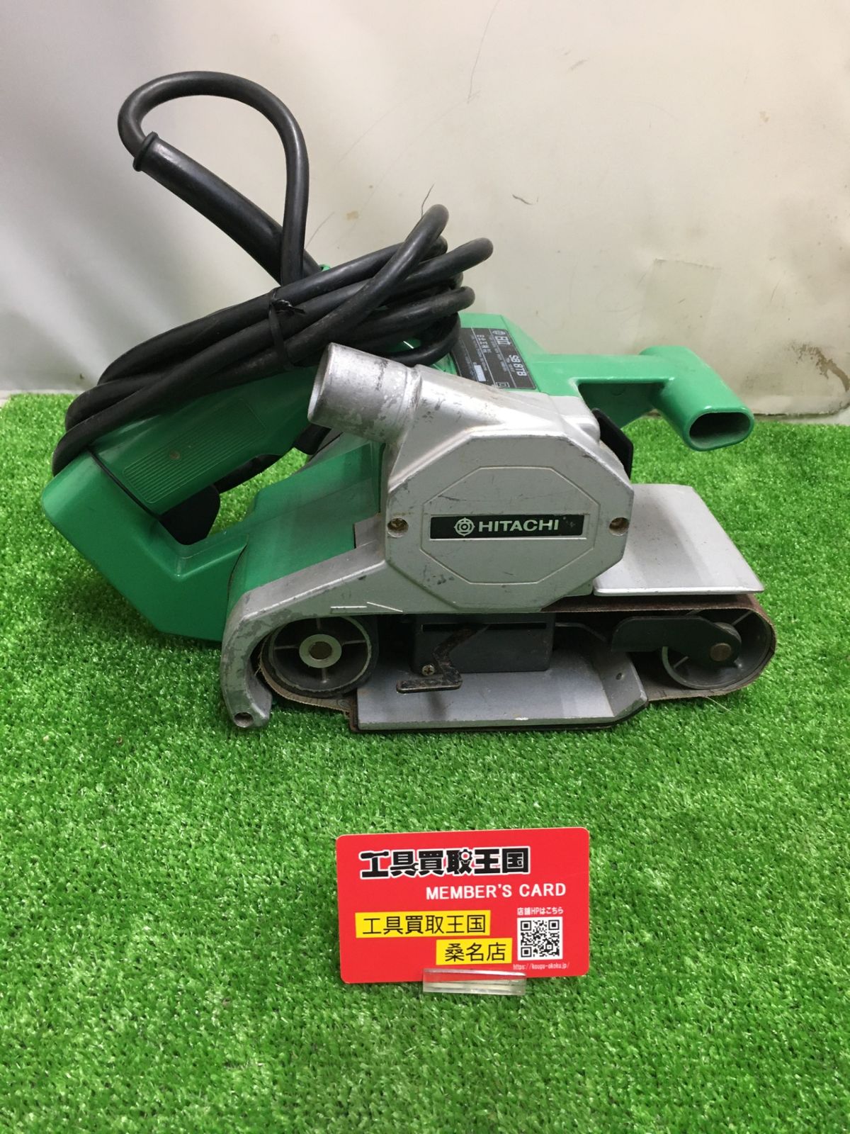 【中古品】【0902】★日立工機　75mm　ベルトサンダ　SB8TB　ITVBY0IG4RXI