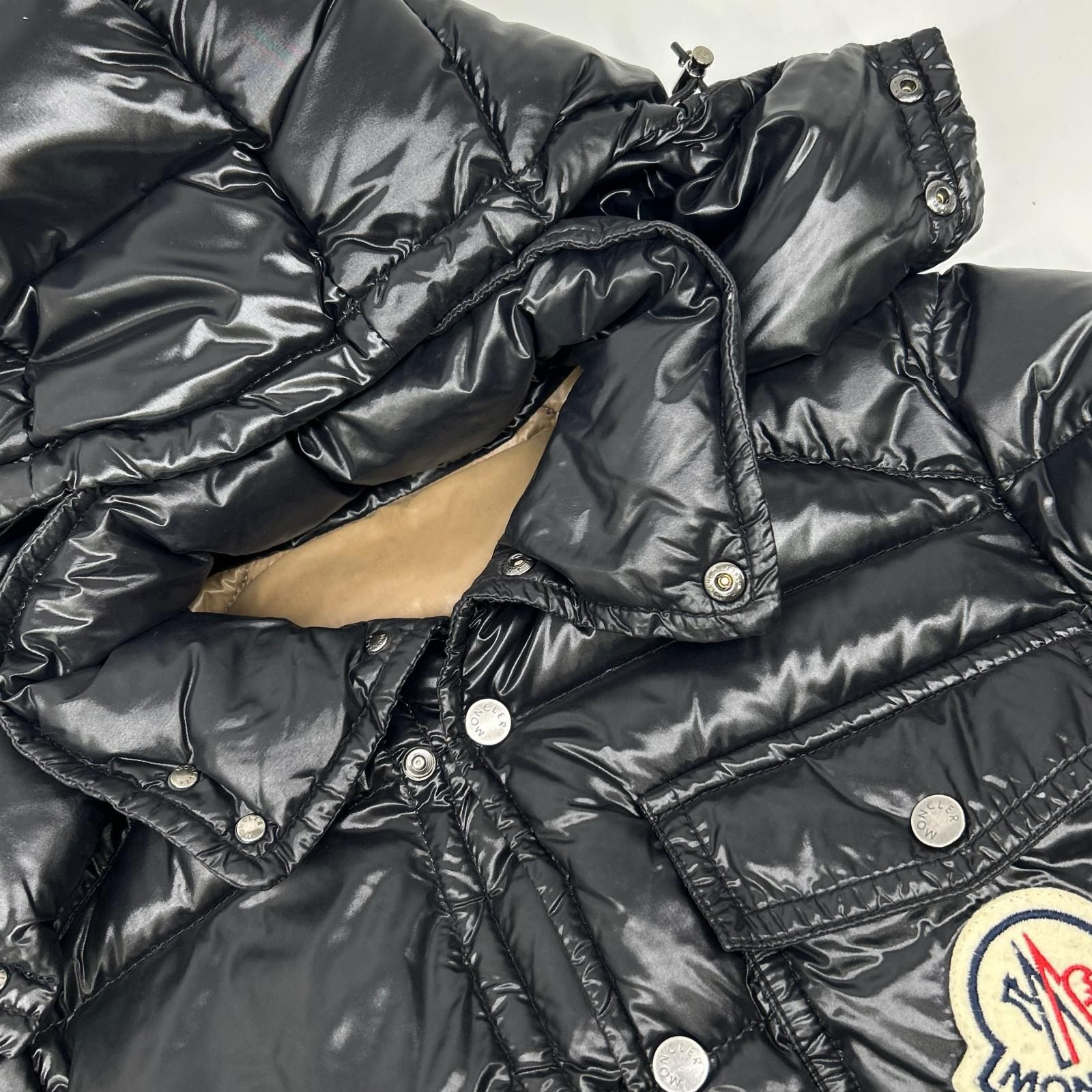 MONCLER モンクレール K2 ﾌﾞﾗｯｸ ﾌﾛﾝﾄﾛｺﾞ ﾀﾞｳﾝｼﾞｬｹｯﾄ 0 - メルカリ