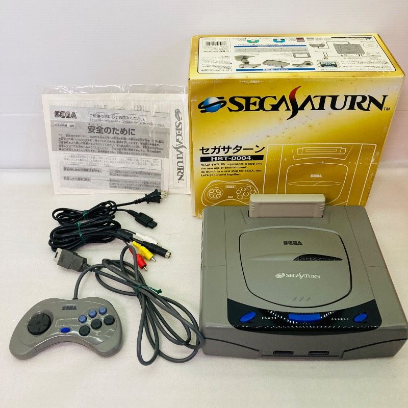 【美品】【動作確認済み】【箱/印刷物付き】 SEGA セガ セガサターン HST-3210 本体 SEGA SATURN SS HK3