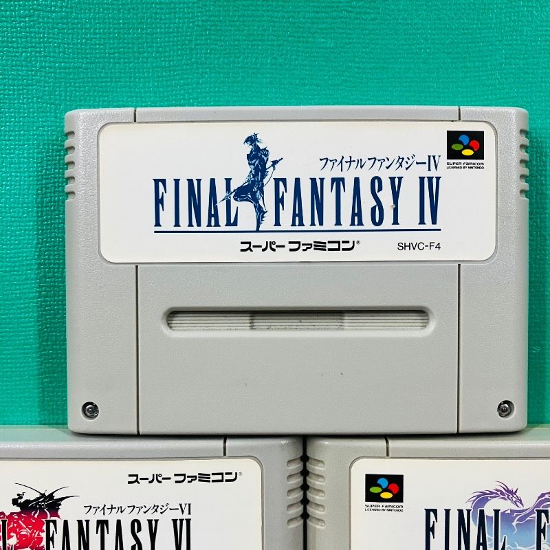 カセットのみ 5点セット】スーパーファミコン ファイナルファンタジー