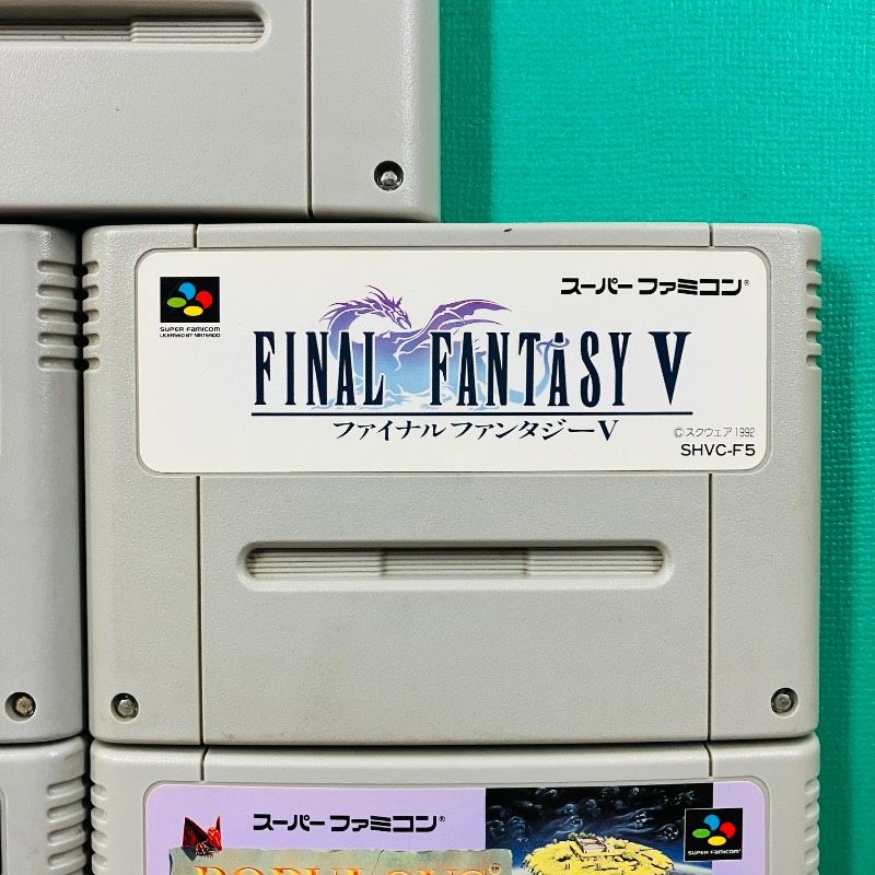 カセットのみ 5点セット】スーパーファミコン ファイナルファンタジー