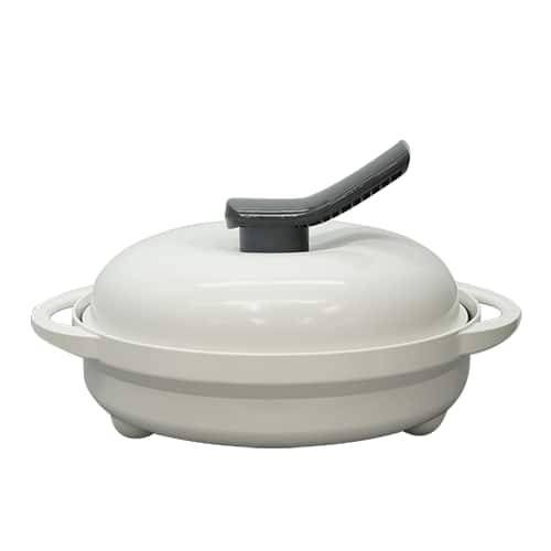 【未使用品】レンジメート プレミアム 電子レンジ専用調理器具 ホワイト◎903◎