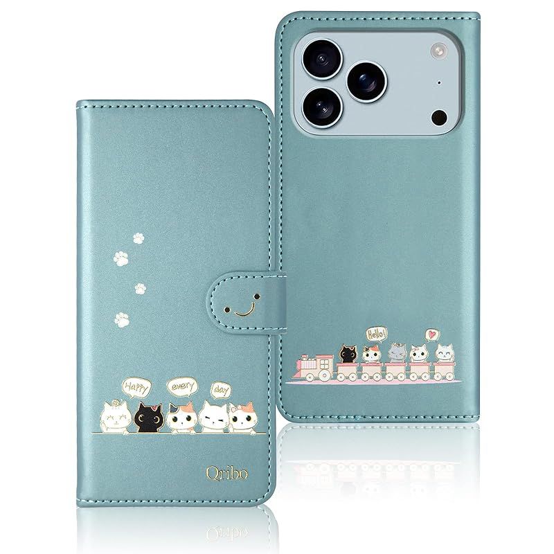 新品 Qribo 適用の iPhone 17 Pro ケース 手帳型 いphone17pro