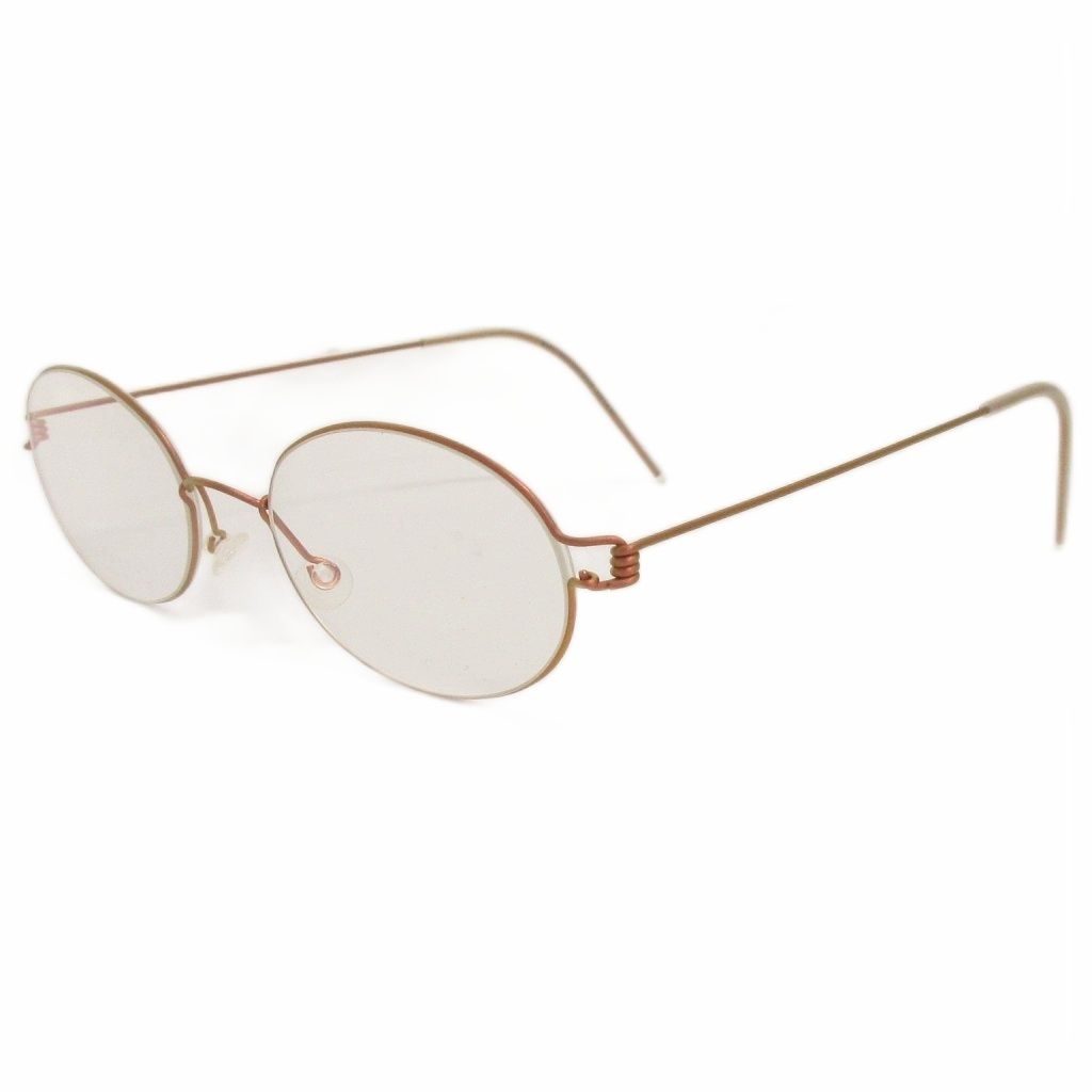 リンドバーグ LINDBERG RIM Oval エアチタニウム 眼鏡 メガネフレーム 46□17 135B ピンク系 17,925円