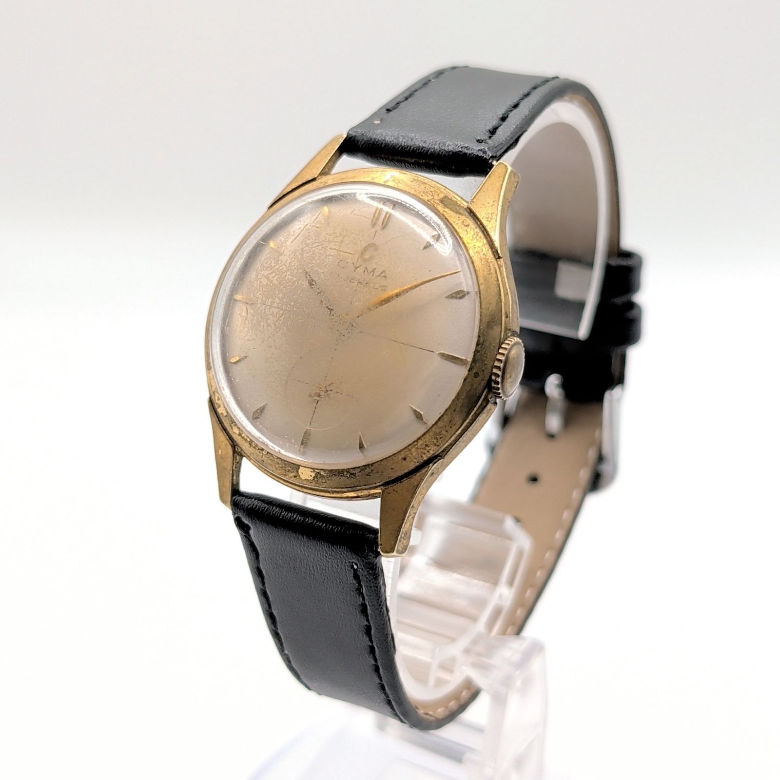 CYMA Watch Hand-Winding Ladies Round Gold Small second Y2K 00S 