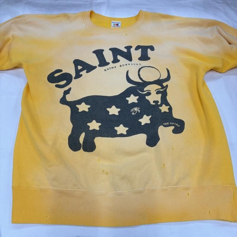 セントマイケル SAINT Mxxxxxx COW スウェット トレーナー プリント
