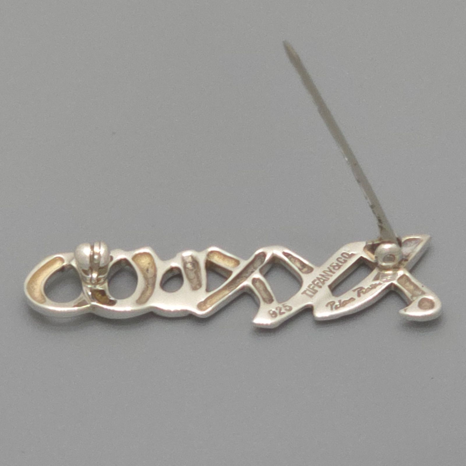ティファニー　パロマピカソ　ラブ＆キス　SV925ブローチ　箱付き　41703 TIFFANY&CO. ティファニー パロマ・ピカソ ラブ＆キス ブローチ