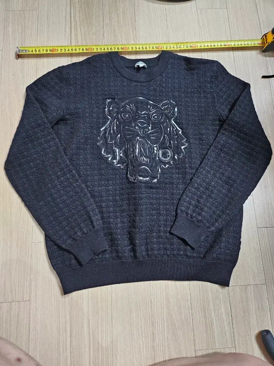 KENZO ケンゾー ブラック タイガー ニット-現品販売