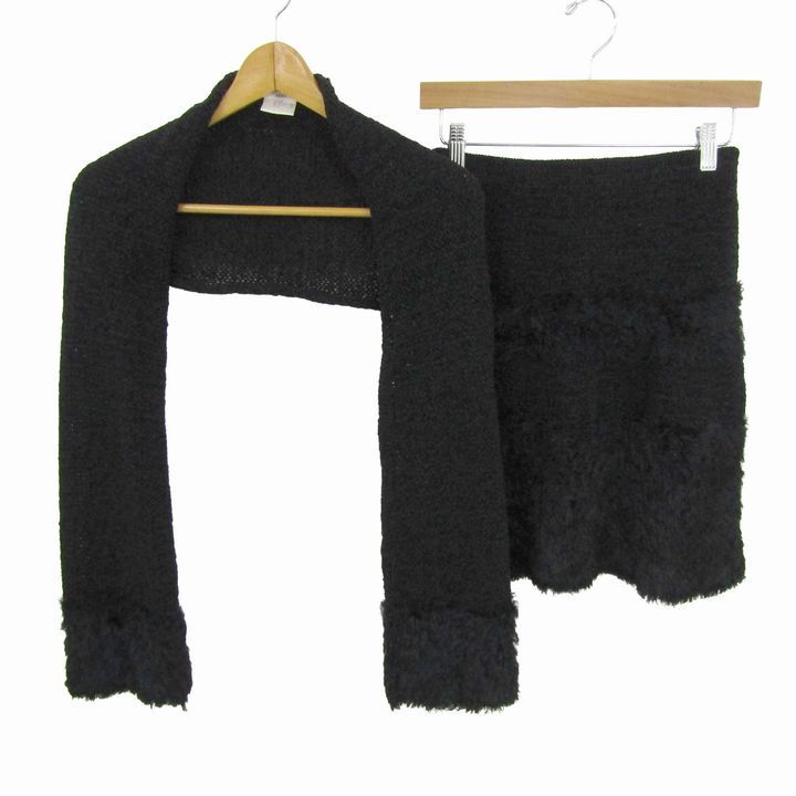 フォクシー セットアップ 上下セット ボレロ ニットスカート シルク