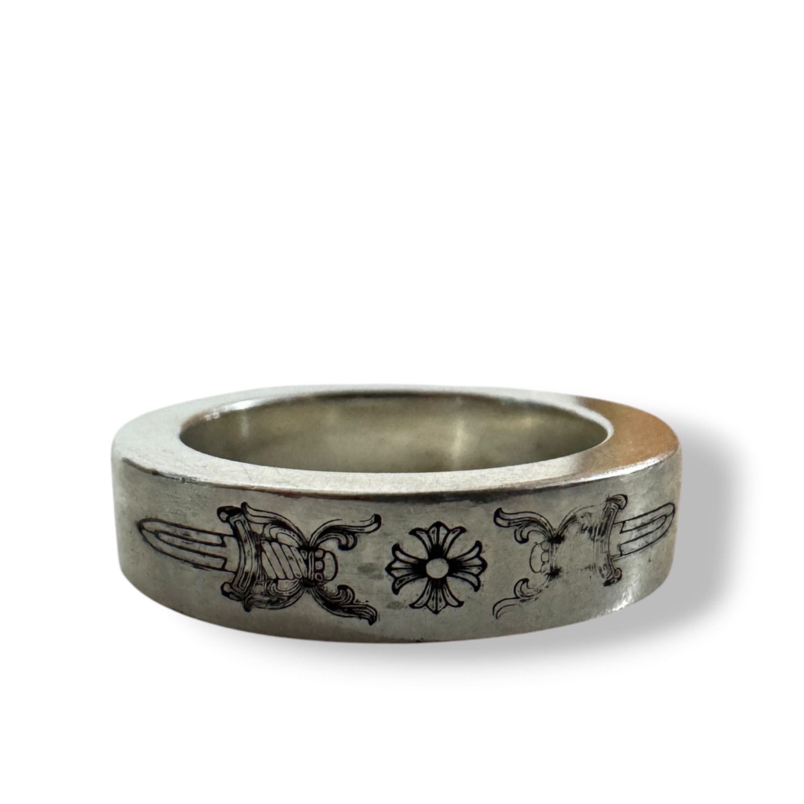 美品 CHROME HEARTS クロムハーツ シルバーリング 2003-925 リング