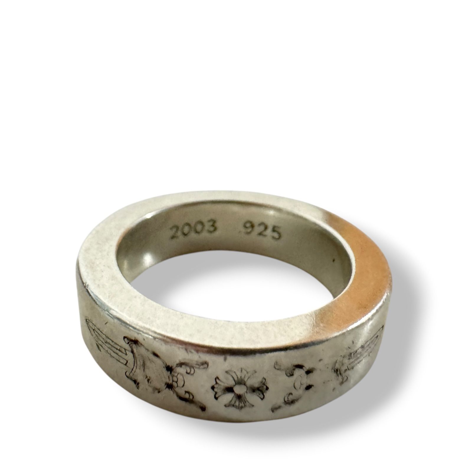 美品 CHROME HEARTS クロムハーツ シルバーリング 2003-925 リング