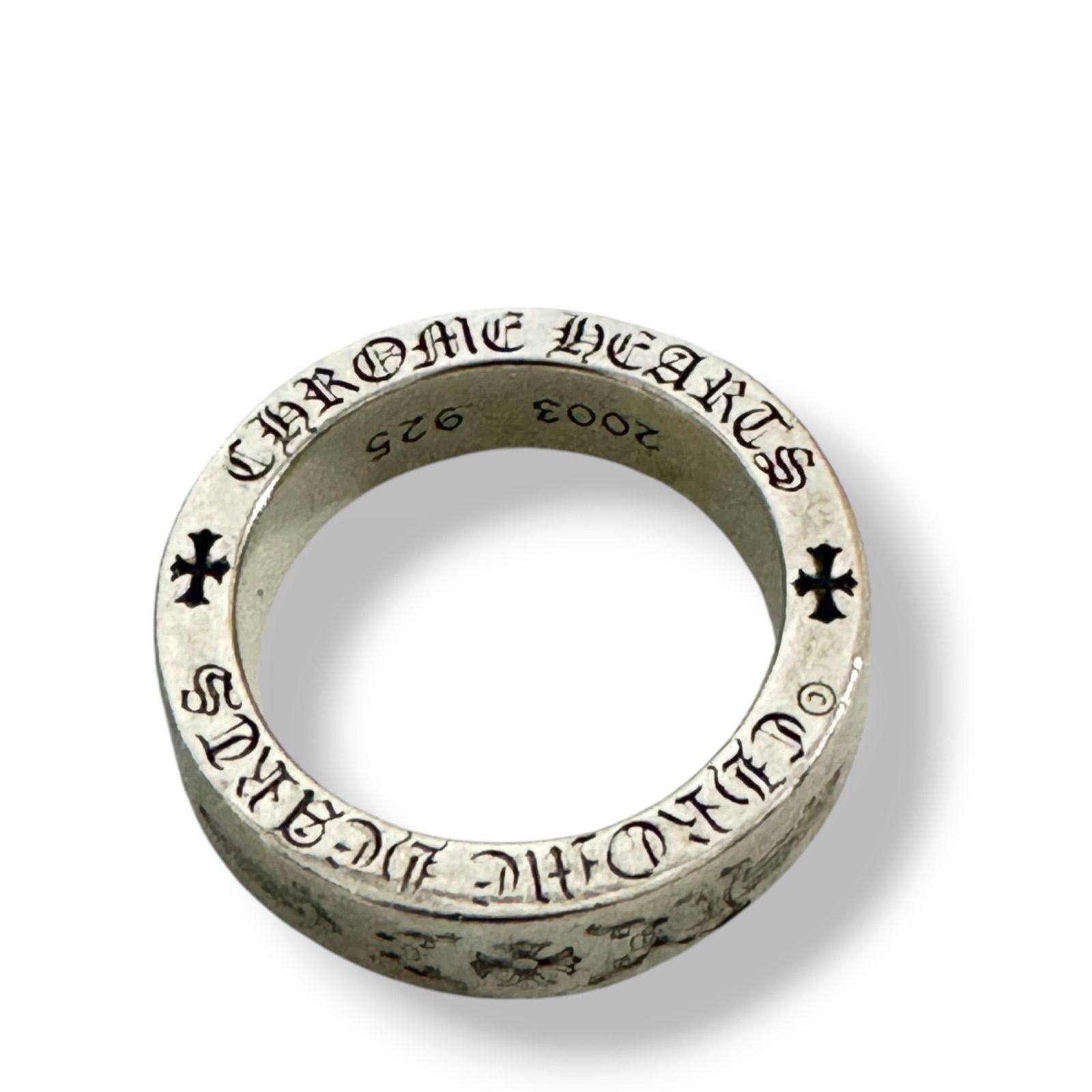 美品 CHROME HEARTS クロムハーツ シルバーリング 2003-925 リング