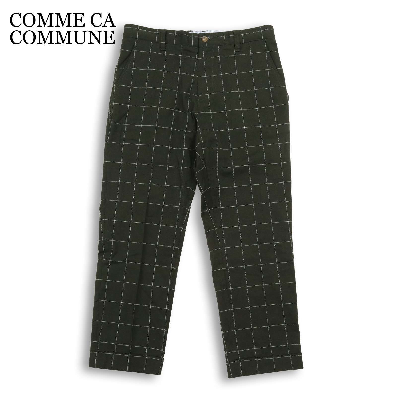 新品 未使用☆ COMME CA COMMUNE コムサ コミューン 春夏 チェック 