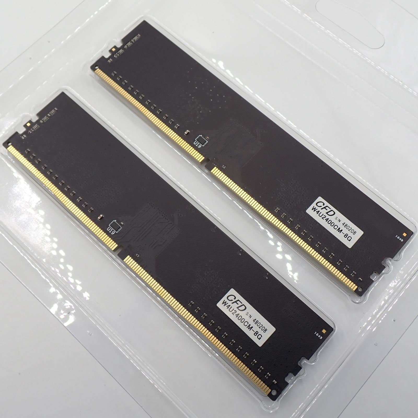 DDR4-2400 8GBx2 Crucial メモリ 動作保証 - メルカリ