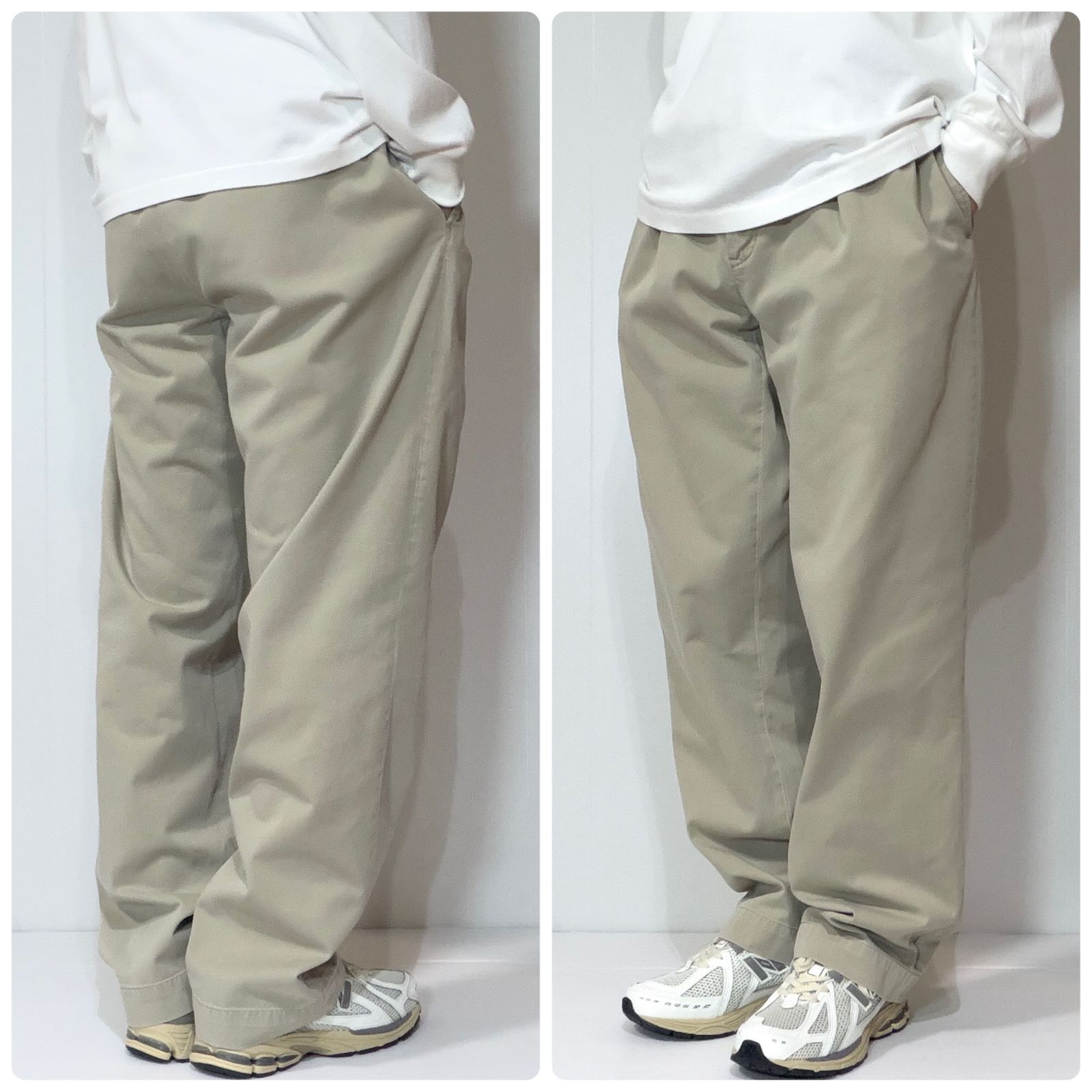 希少モデル 90s Polo Ralph Lauren ETHAN PANT W36L32 ベージュ ポロ