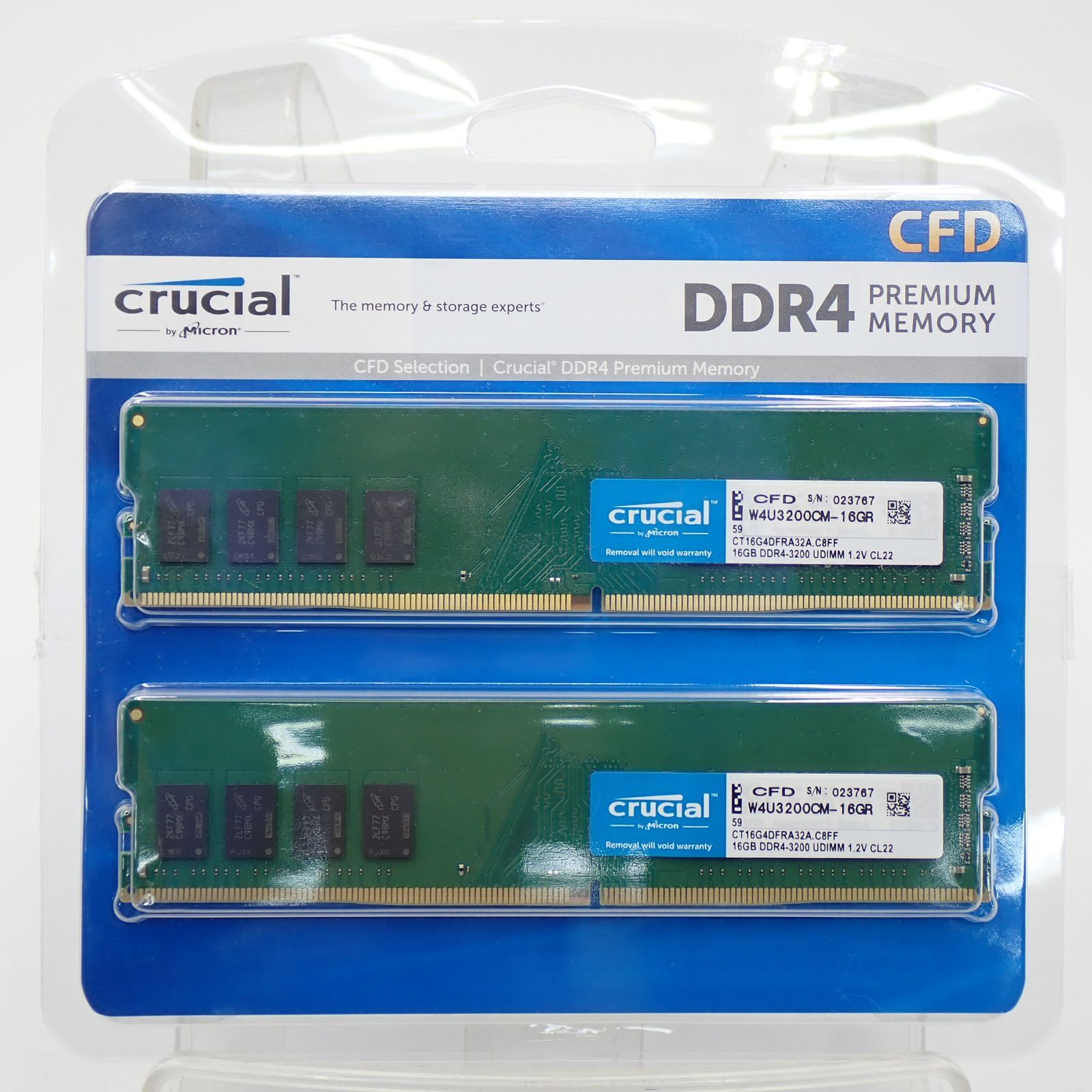 Crucial DDR4 32GB(16GBx2) メモリ 動作保証 - メルカリ
