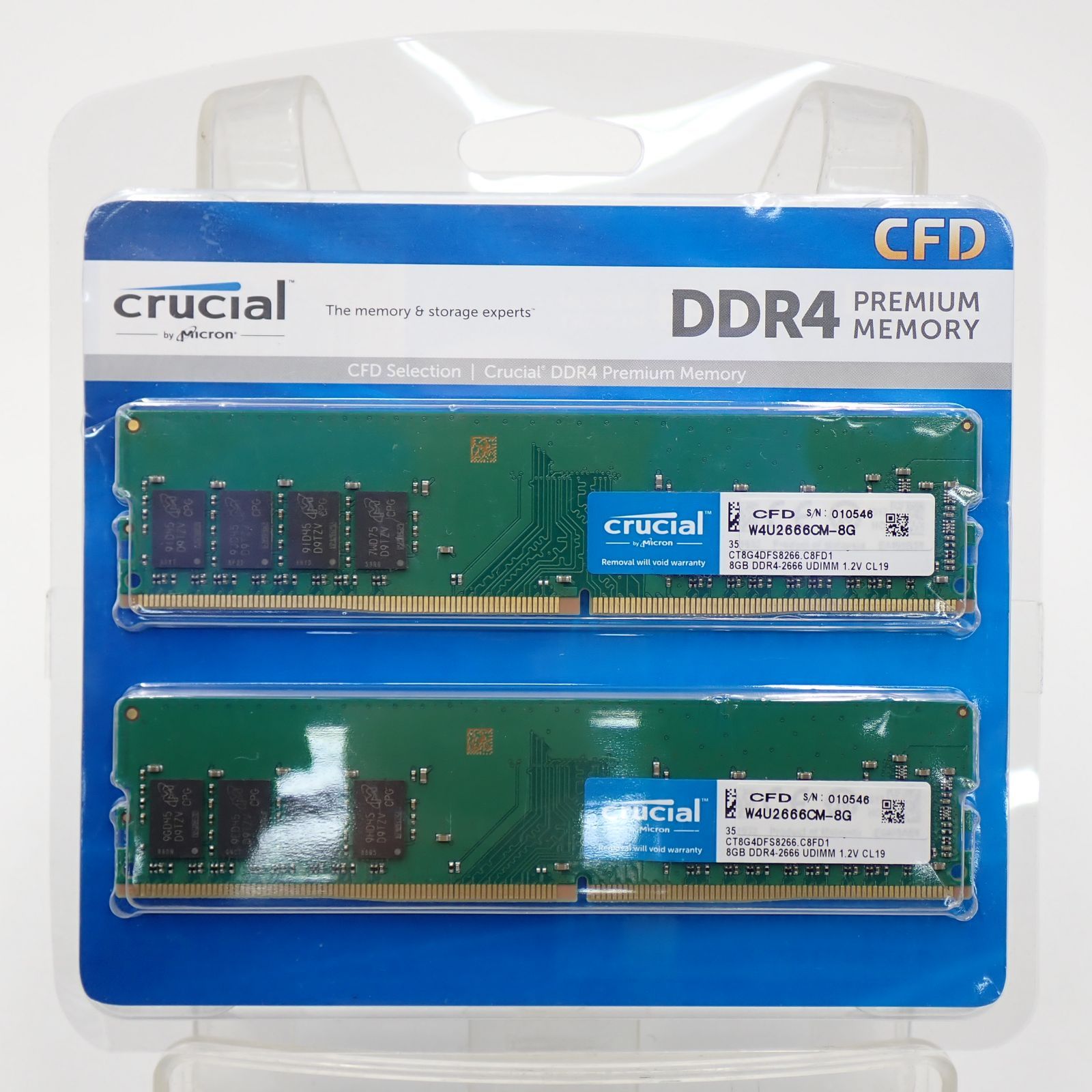 Crucial DDR4 16GB(8GBx2) メモリ 動作保証- メルカリ