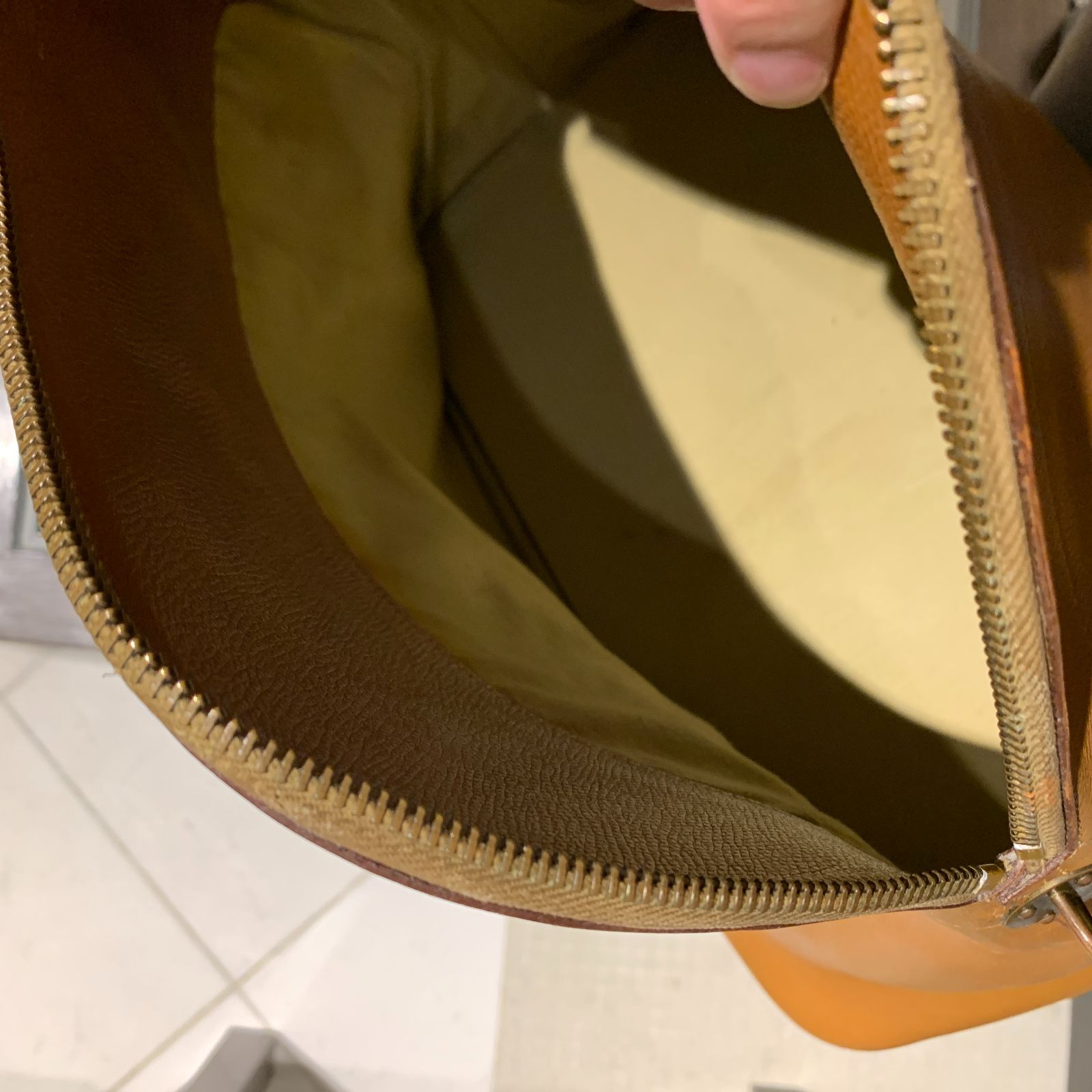 ◎本物 HERMES エルメス ボリード45 キャメル ブラウン ゴールド金具 L 