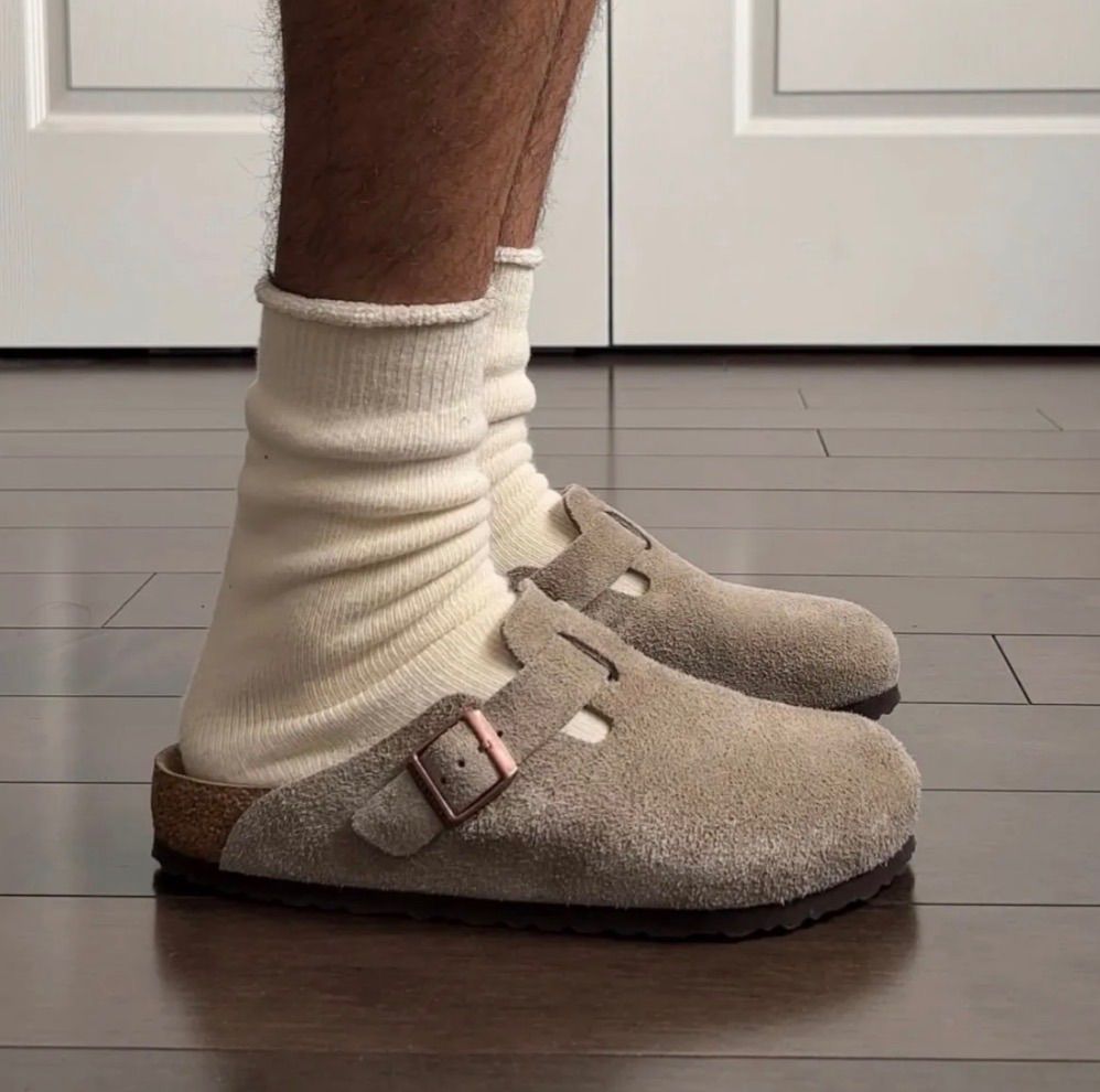BIRKENSTOCK BOSTON BS (REGULAR FIT) TAUPE