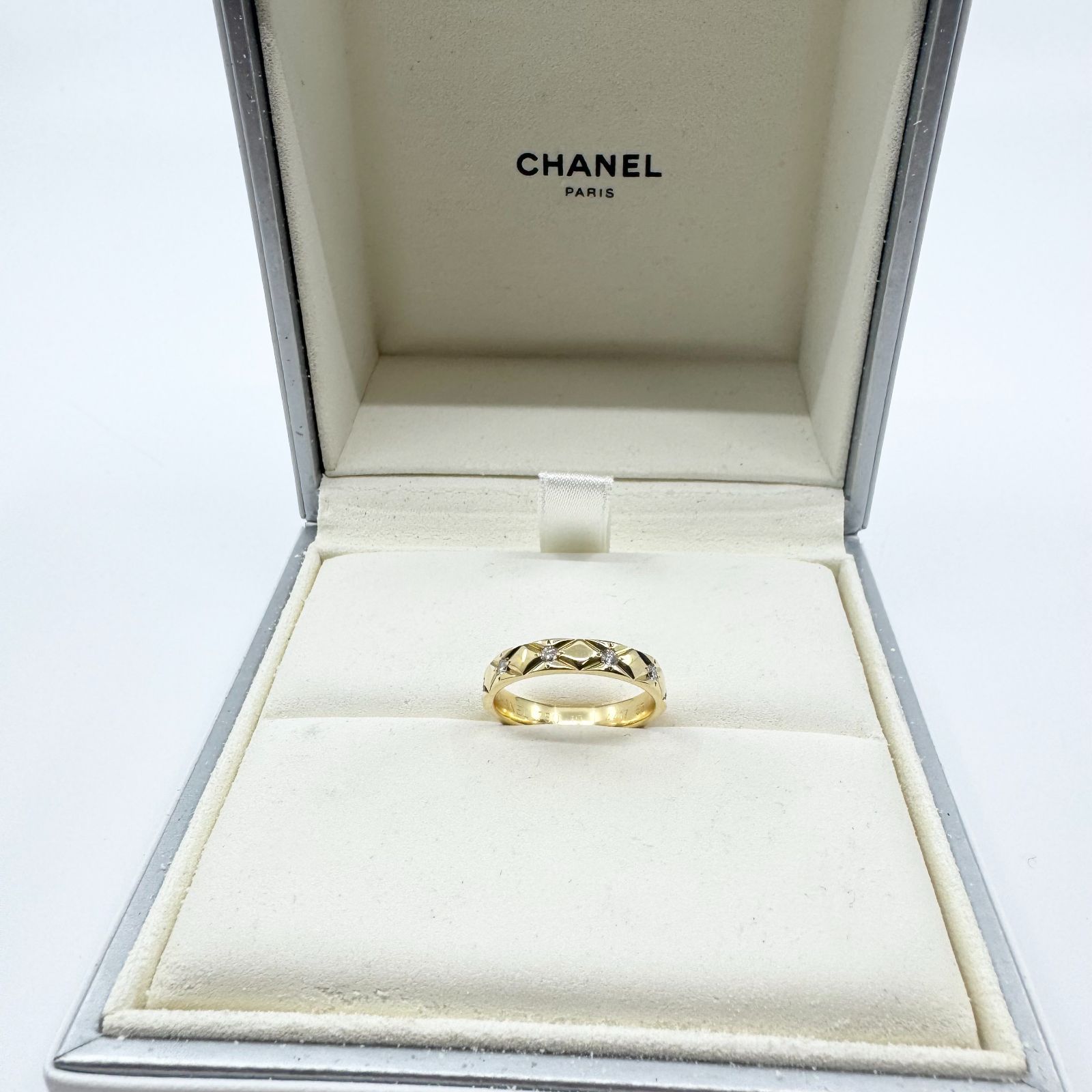 CHANEL シャネル ココクラッシュ リング K18 ダイヤ 13号 新品仕上げ 