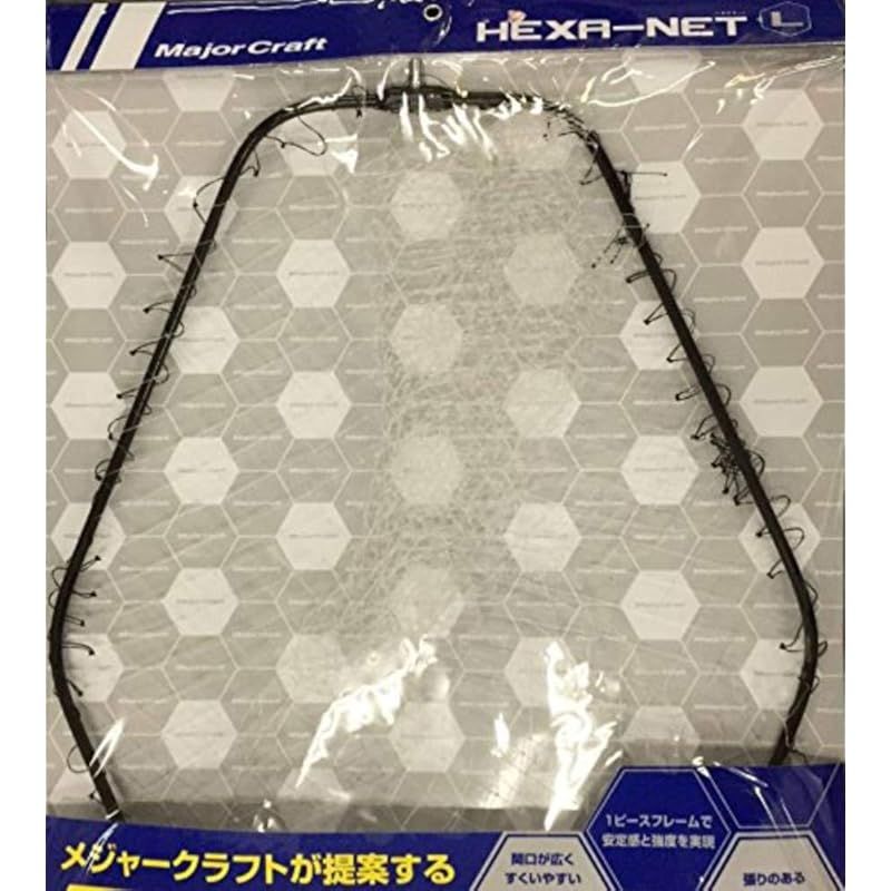 メジャークラフト ランディングネット ヘキサネット一体型 M ネット付き玉網枠 ブラック MCHN-1M/BK
