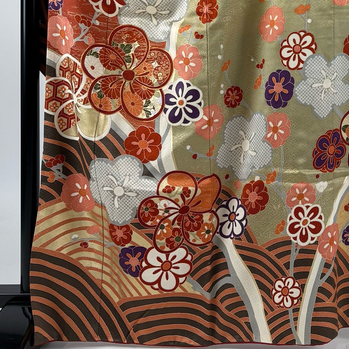 振袖 身丈165.5cm 裄丈68cm 正絹 美品 秀品 【中古】 振袖 身丈165.5cm 裄丈67.5cm 正絹 秀品 【公式通販】