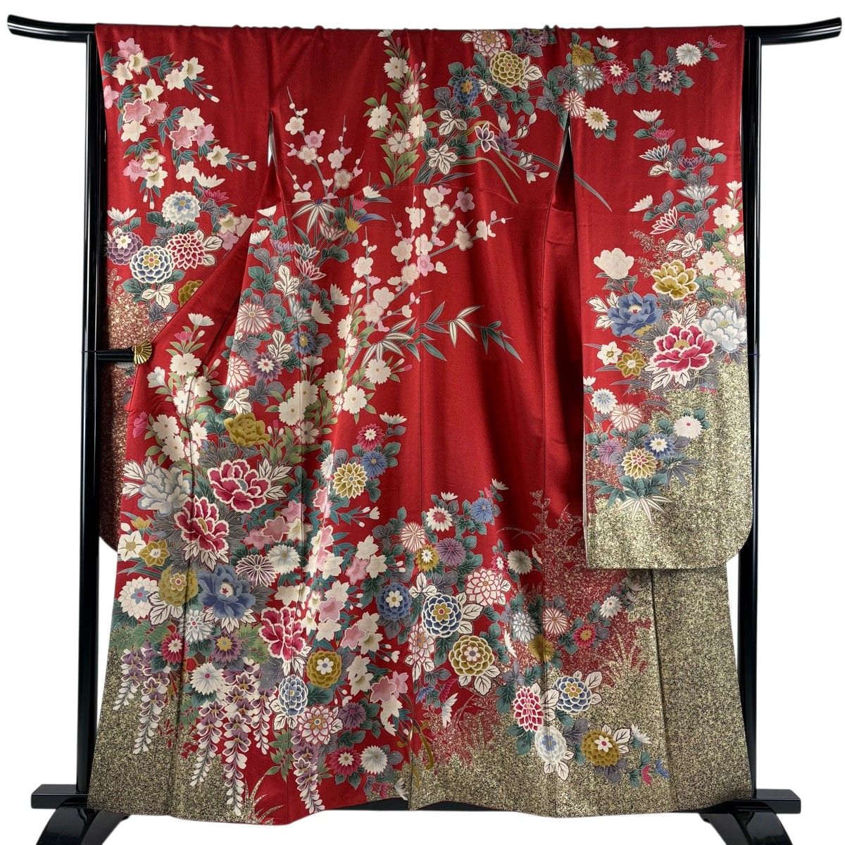 振袖 身丈154.5cm 裄丈62cm 正絹 秀品 【中古】 美品】 付下げ 身丈154.5cm 裄丈62cm 正絹 秀品 【中古】の通販 by